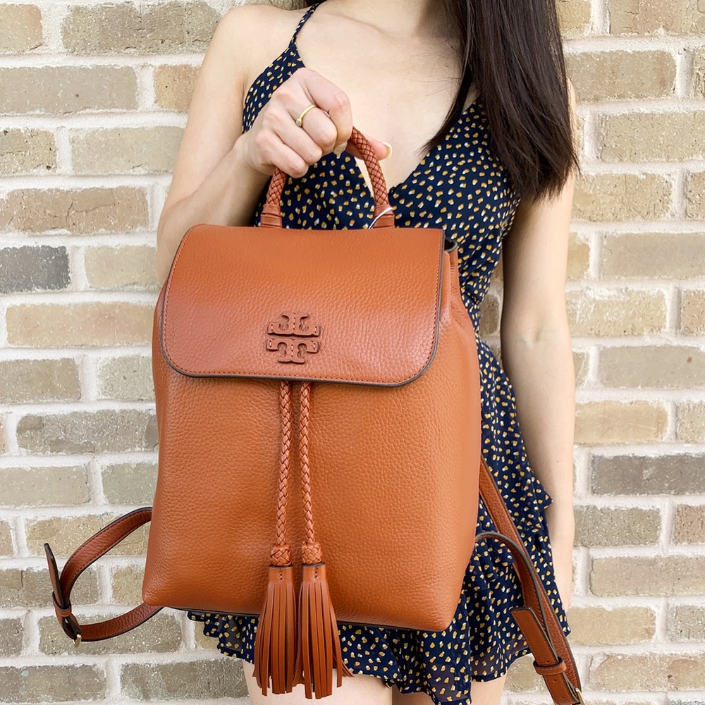 Tory Burch Large Backpack with Tassel - Picture 5 of 8
